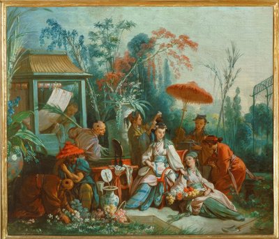 Chinesischer Garten von François Boucher